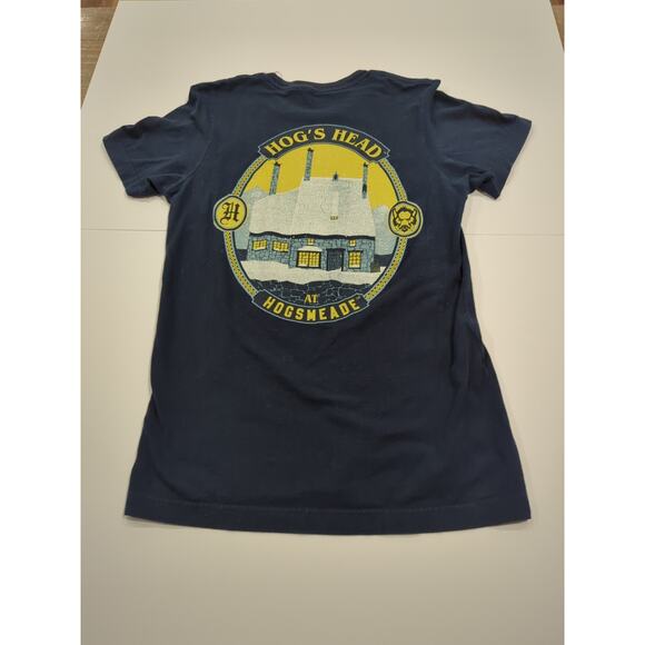 Harry Potter Navy Blue Hogs Head Hogsmeade Short Sleeve T-shirt Small - Picture 4 of 6